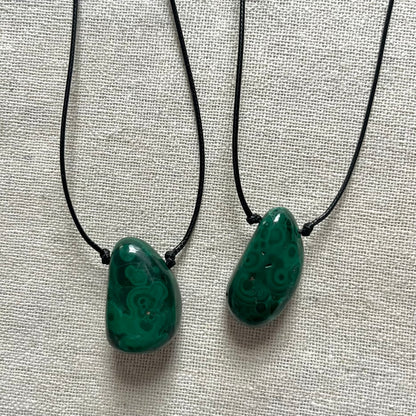 Transformation Pendant - Malachite
