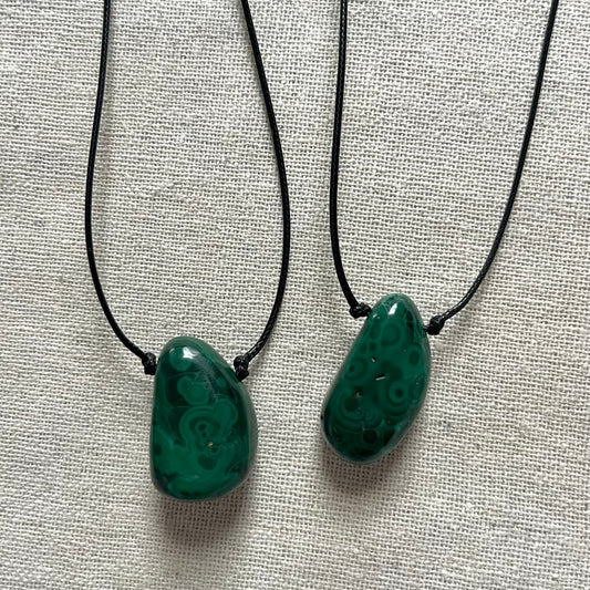 Transformation Pendant - Malachite