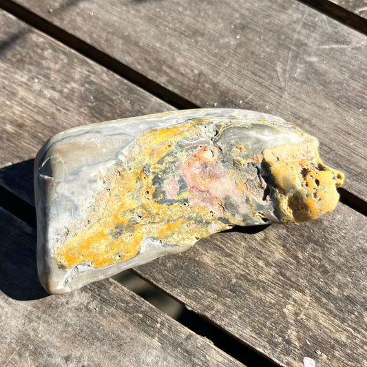 Bumblebee Jasper Raw Crystal - Joy, Confidence