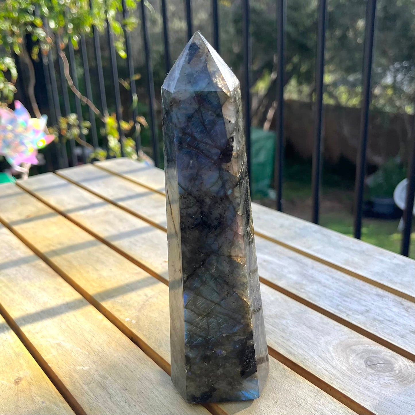 Labradorite Point Crystal - Large