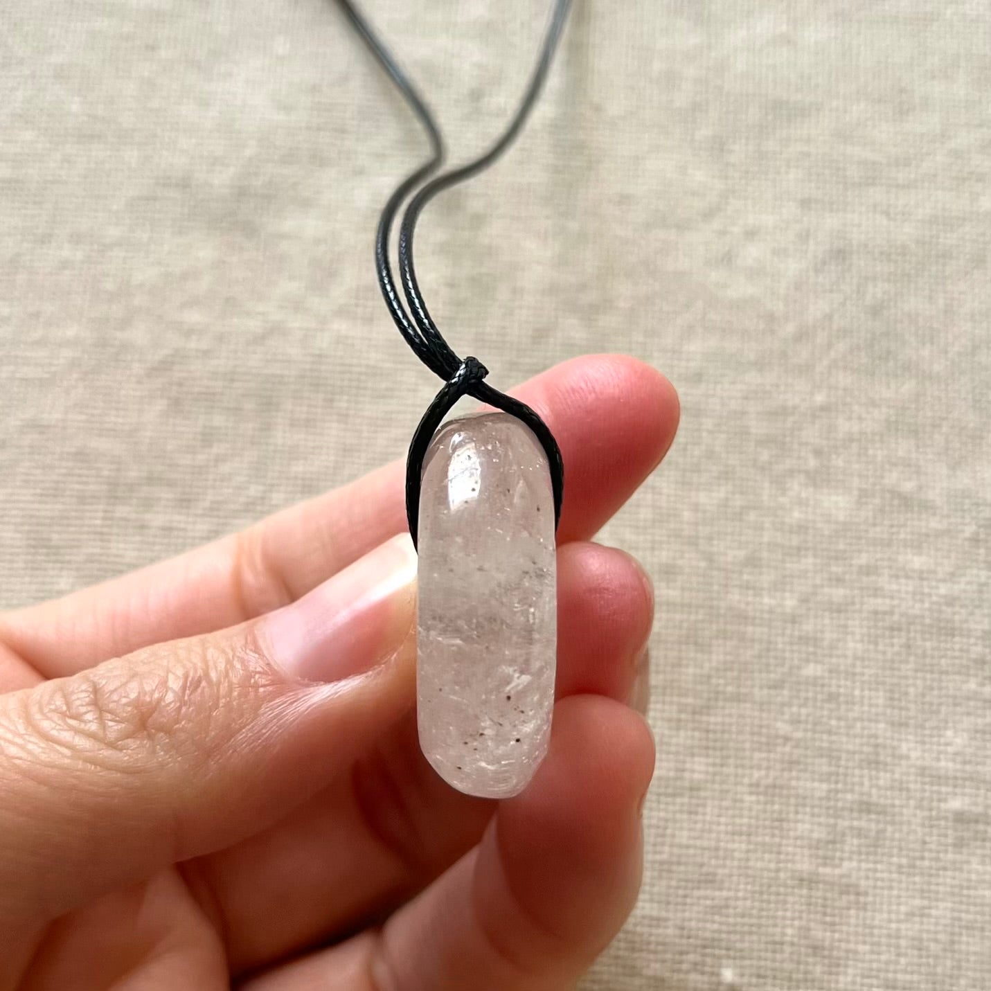 Circle of Light Pendant - Clear Quartz