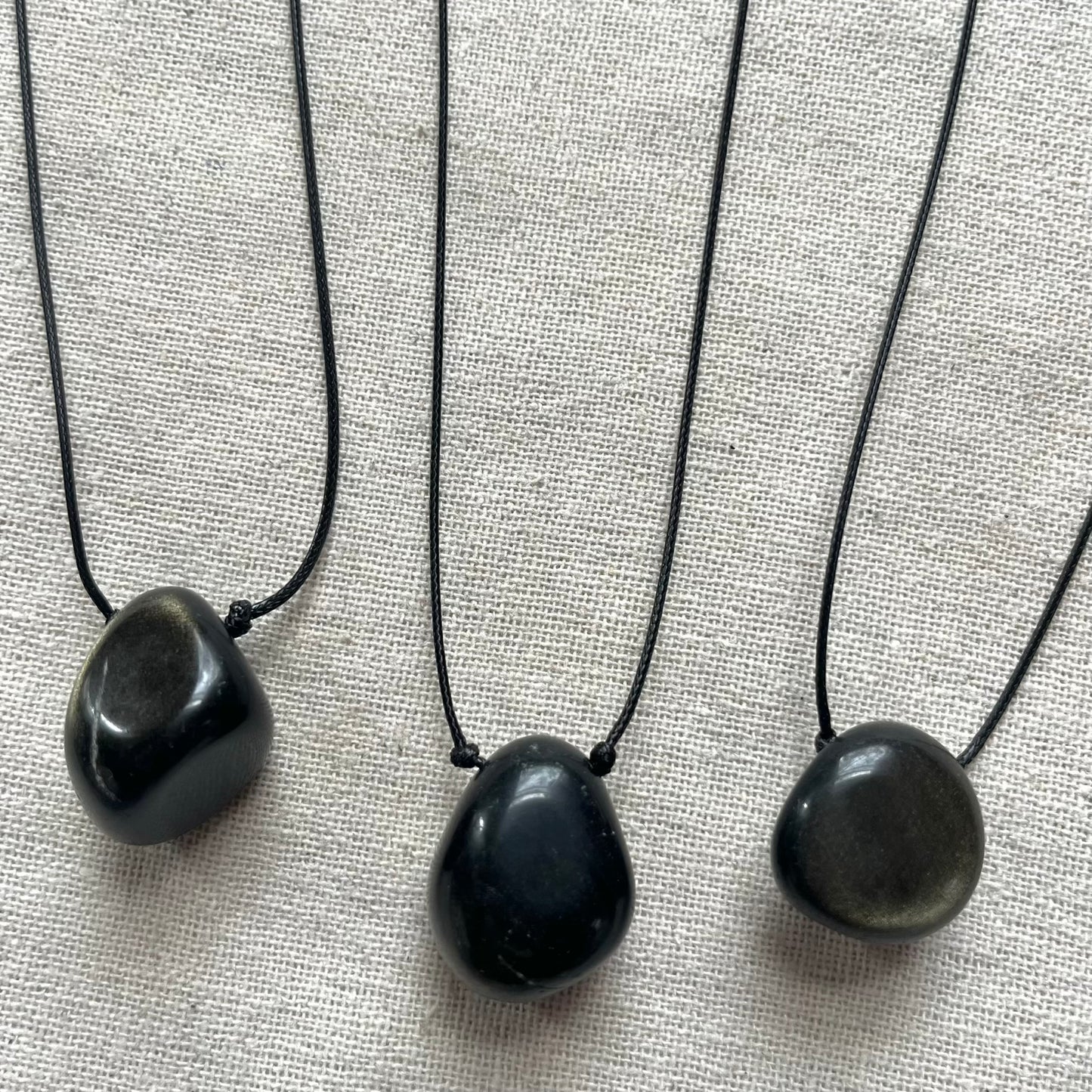 Protection Pendant - Golden Sheen Obsidian