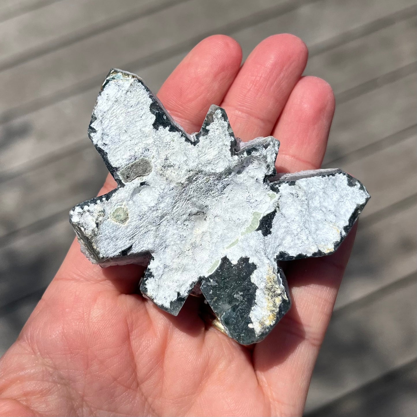 Amethyst Small Butterfly Crystal - Calming, Protective, Balancing