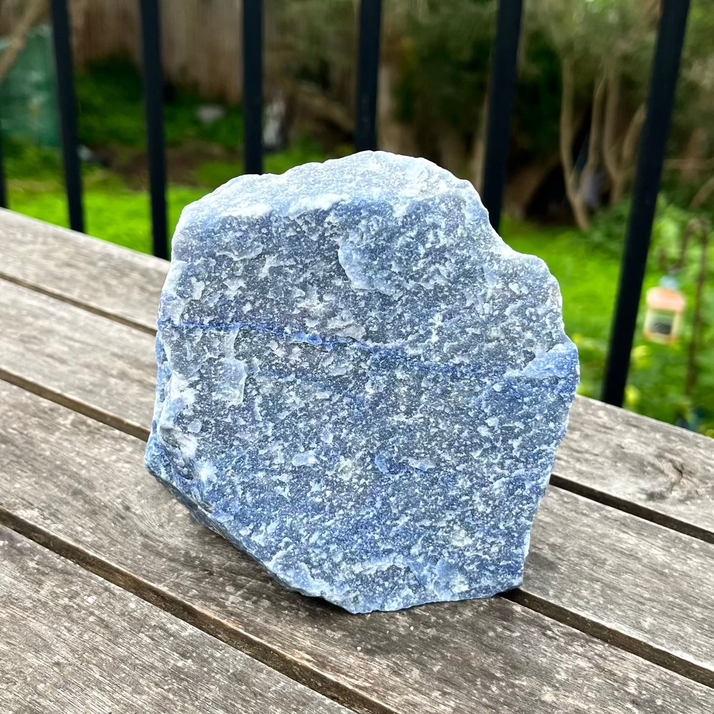 Sodalite Large Raw Base-Cut Crystal - Wisdom, Truth, Peace