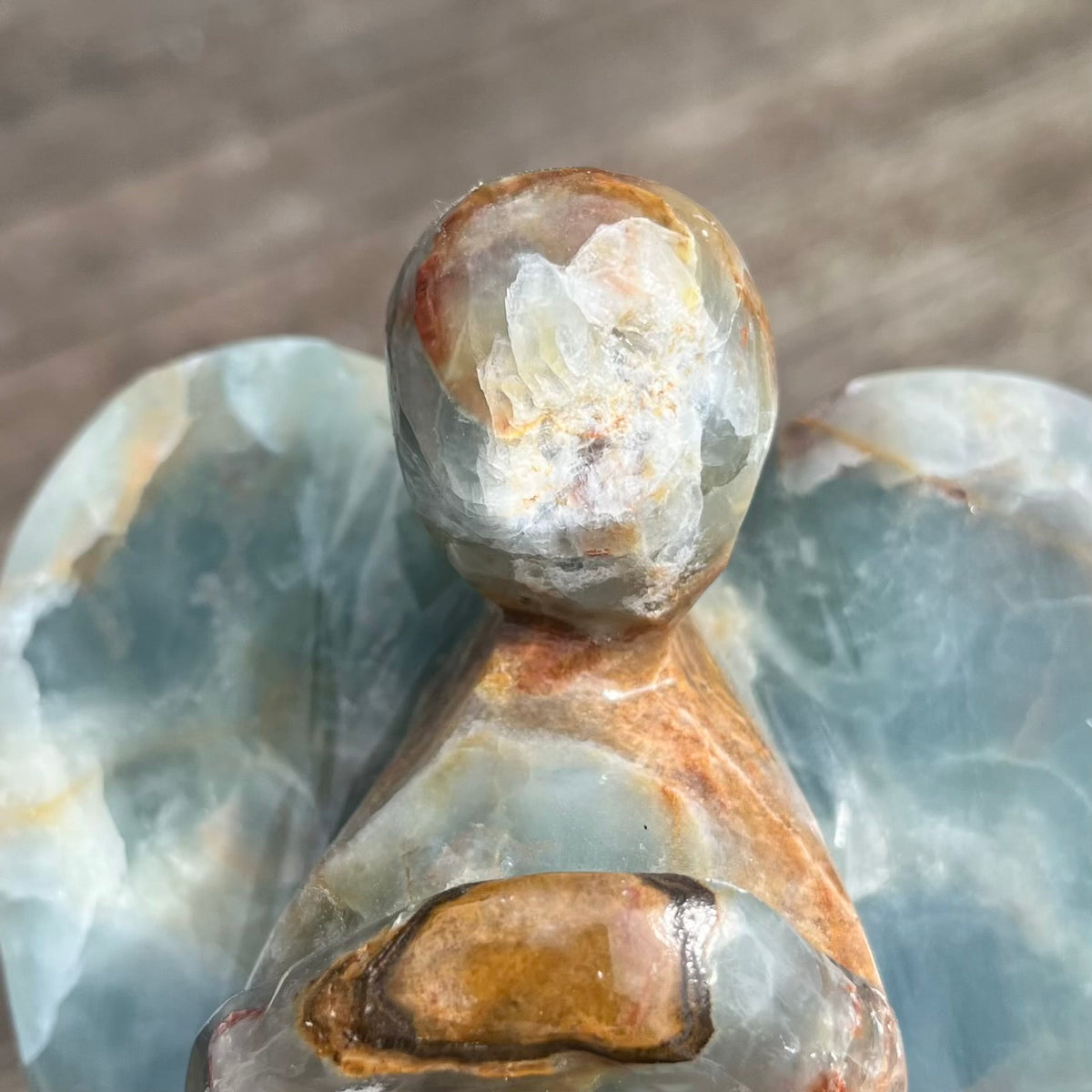Blue Onyx XXL Angel Crystal - IMPERFECT
