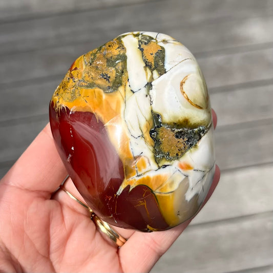 Mookaite Large Tumble Stone Crystal - Grounding, Clarity
