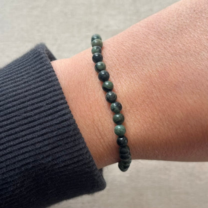 Kambaba Jasper 4mm Beaded Bracelet - Grounding
