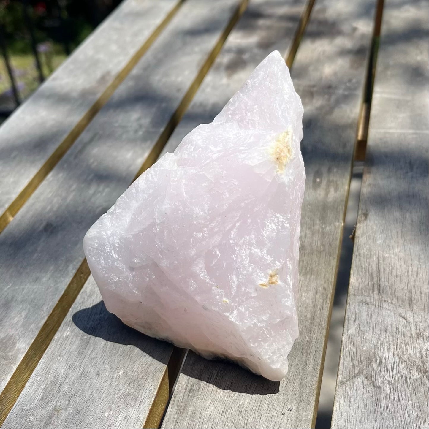 Pink Mangano Calcite Large Raw Crystal - Love, Healing, Compassion