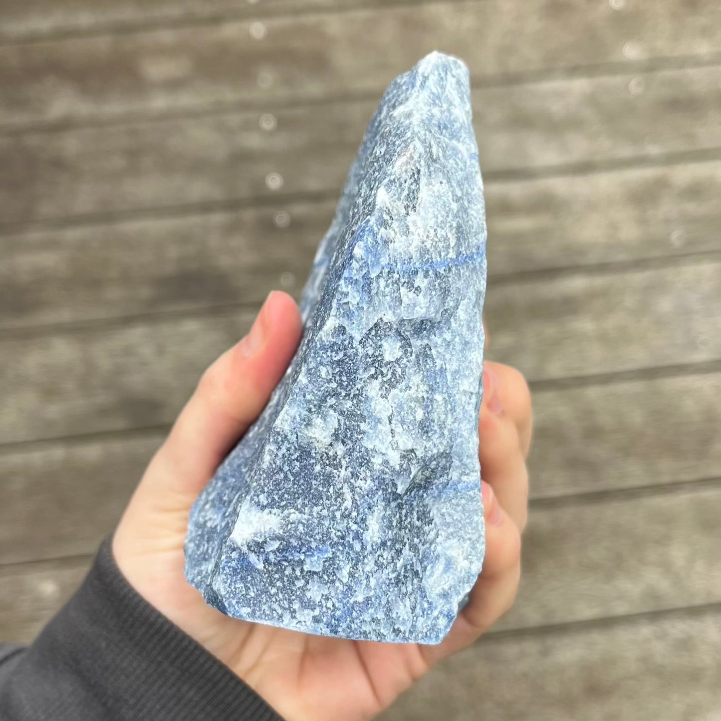 Sodalite Large Raw Base-Cut Crystal - Wisdom, Truth, Peace