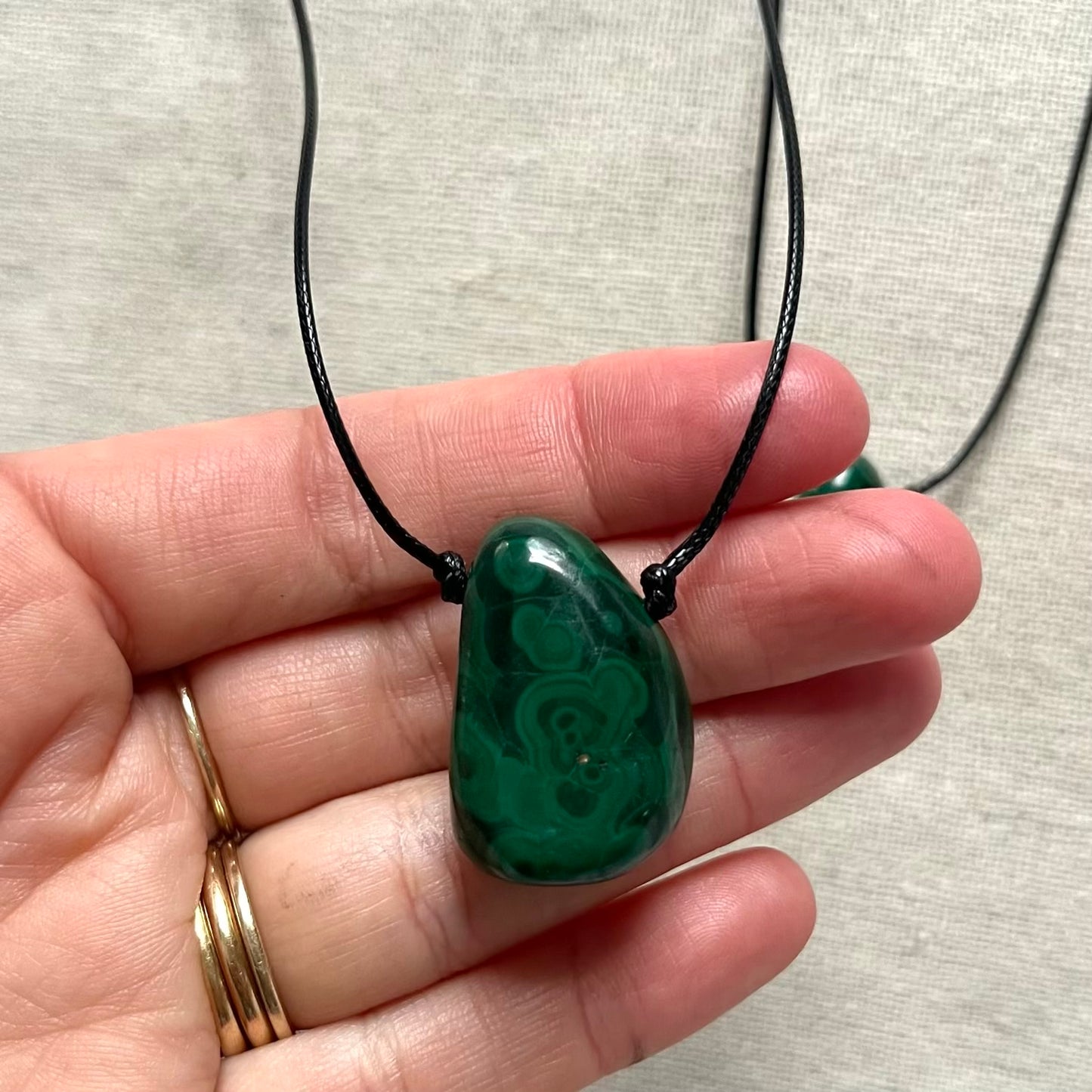 Transformation Pendant - Malachite