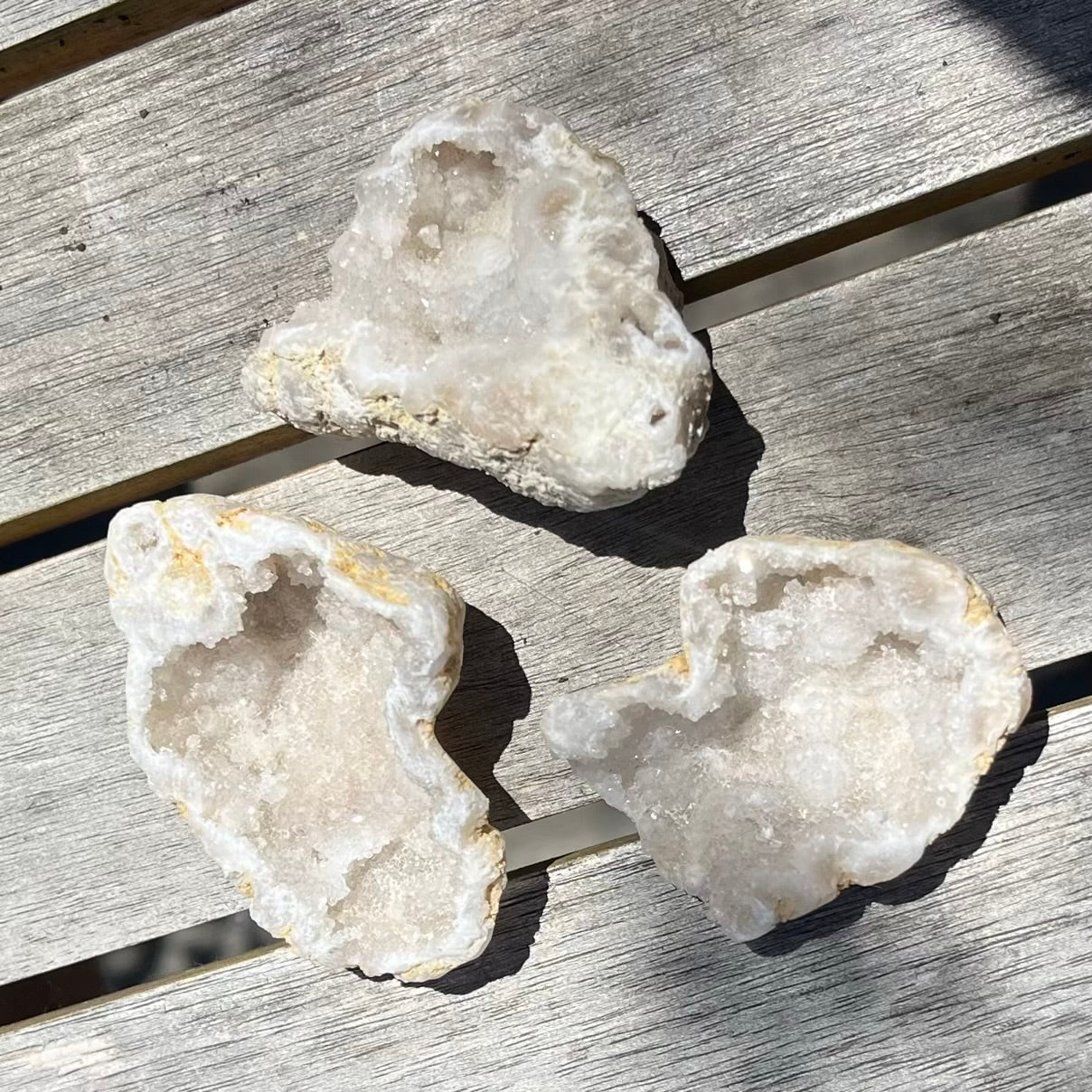 Quartz Geode Small Crystal - Clarity, Amplification, Light