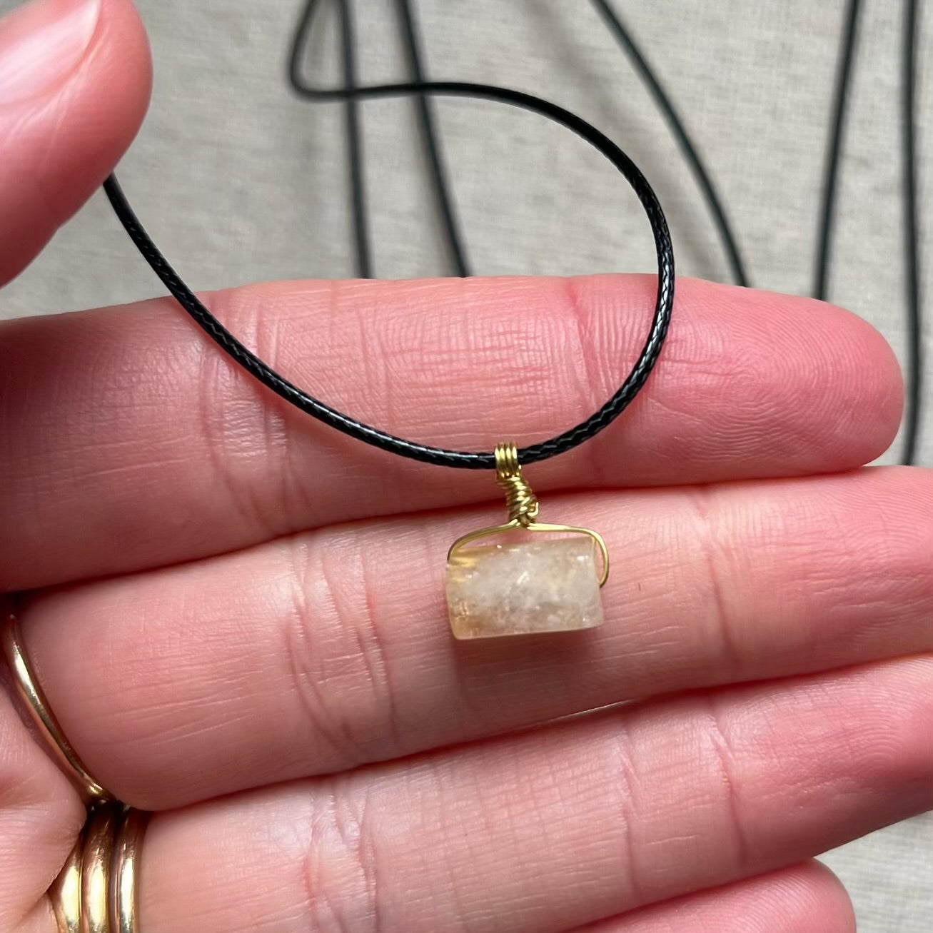 Abundance Pendant - Citrine