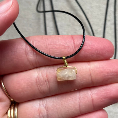 Abundance Pendant - Citrine