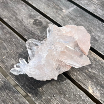 Clear Quartz Medium Cluster Crystal - Wisdom, Intention