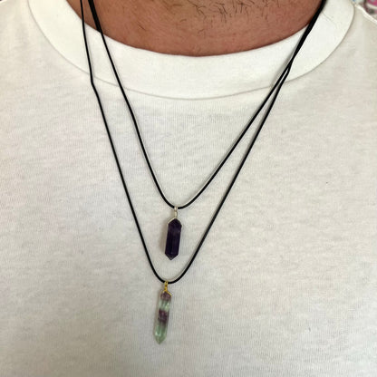 Divine Point Pendant - Amethyst
