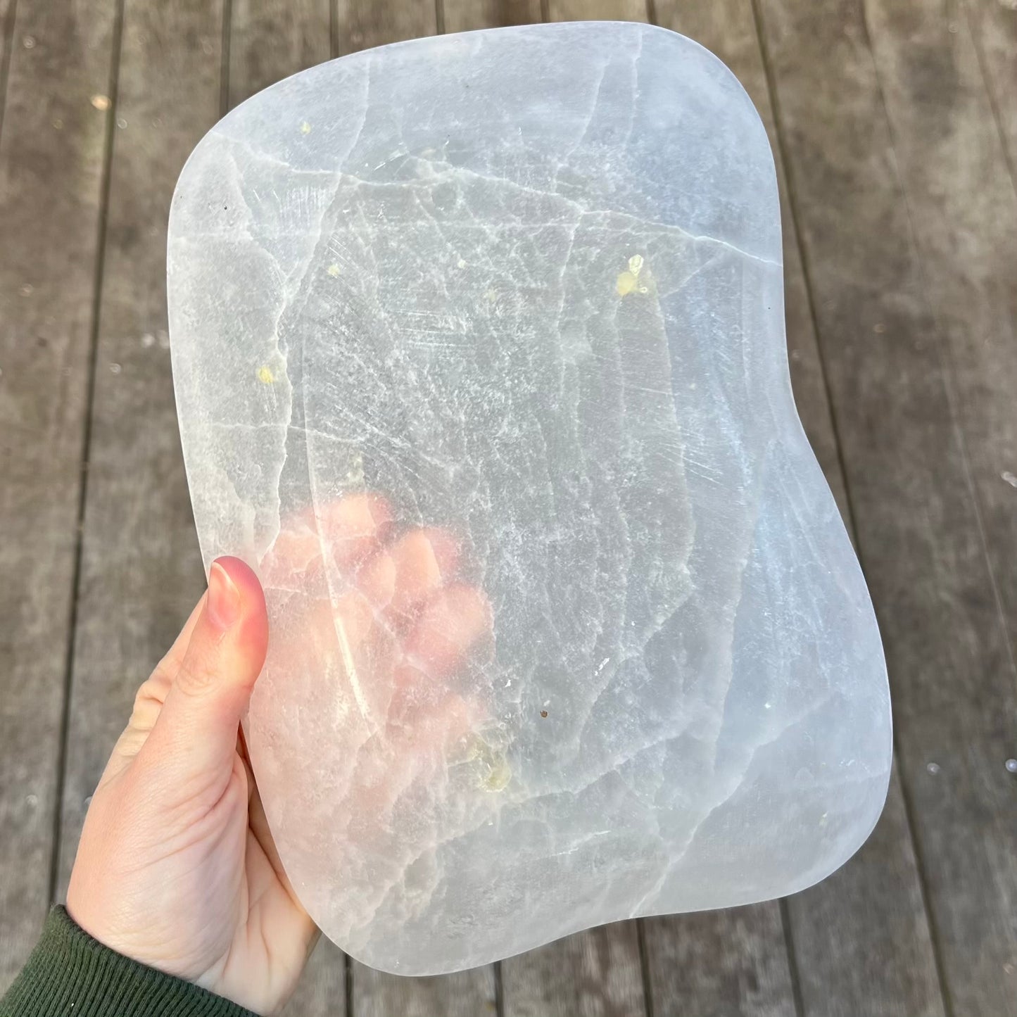Selenite XL Cleansing Bowl - High Vibe, Protection, Spiritual Connection