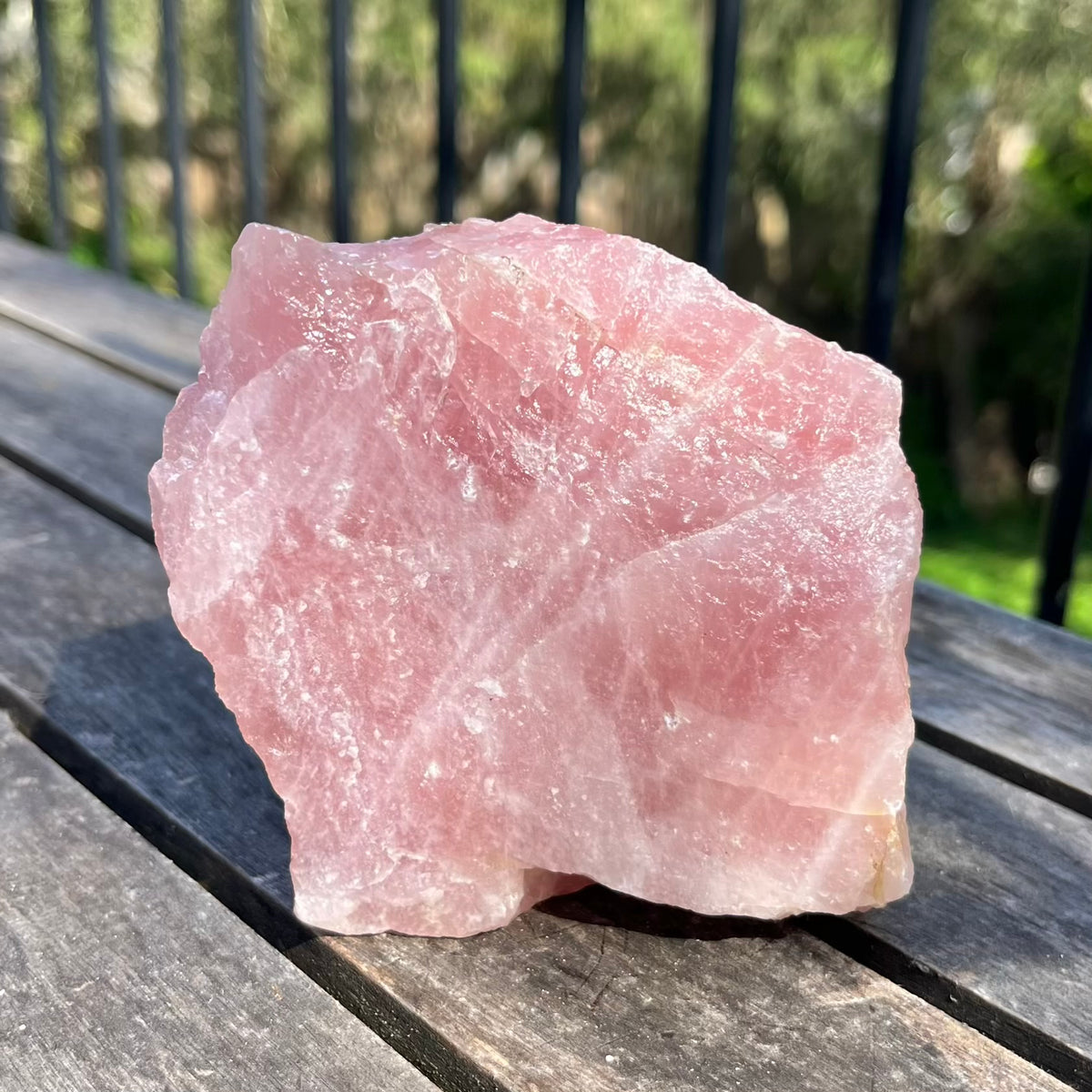 Rose Quartz Large Raw Crystal - Unconditional Love & Harmony