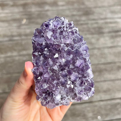 Amethyst Large Base-Cut Crystal – Calm, Protection & Balance