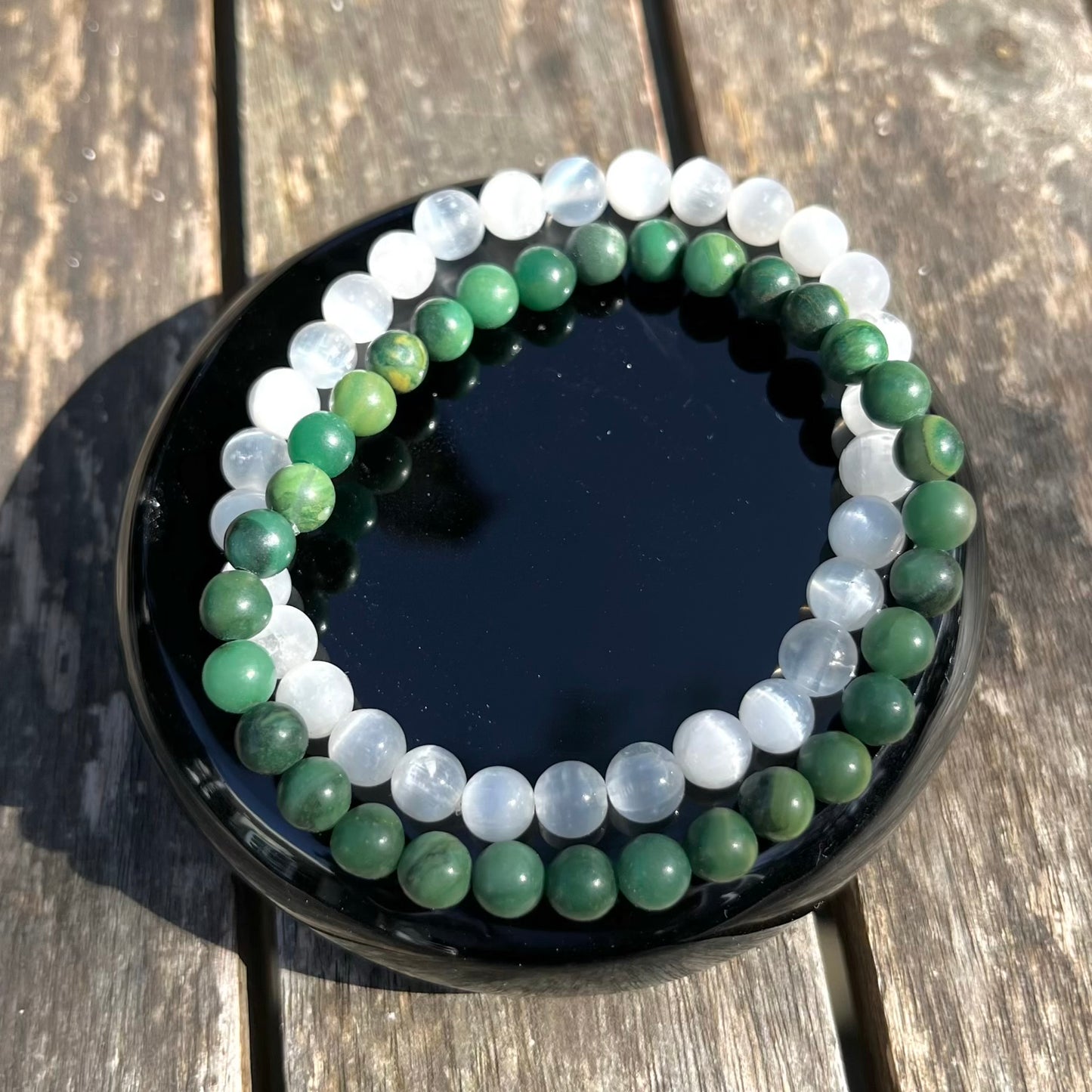 Obsidian Charging Plate - High Vibe, Protection, Spiritual Connection