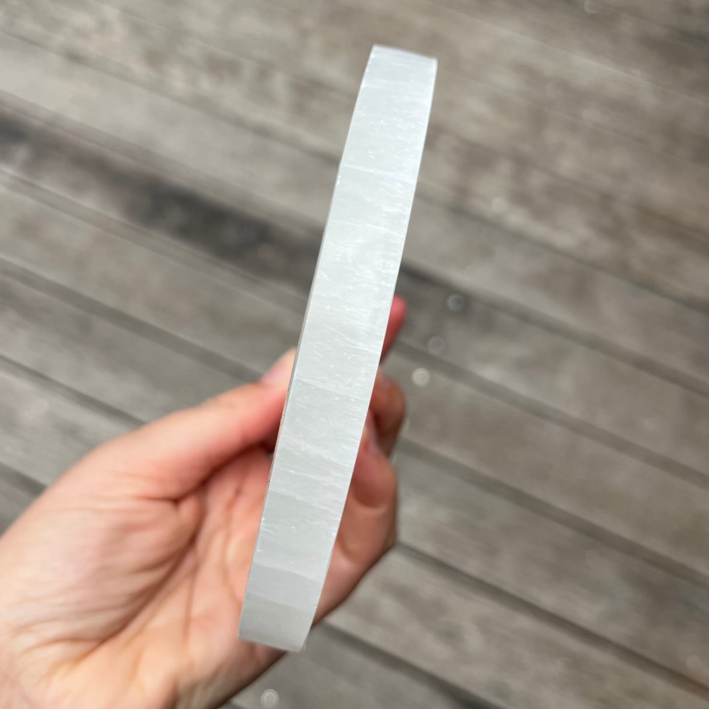 Selenite Large Charging Plate - High Vibe, Protection, Spiritual Connection