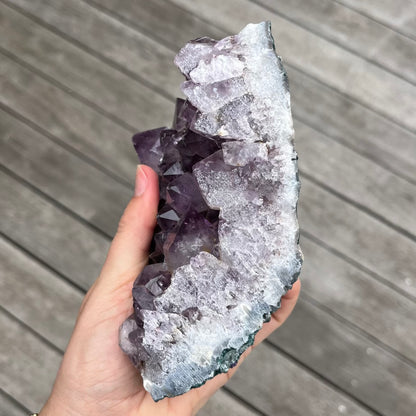 Amethyst XL Cluster Crystal - Calming, Protective, Balancing