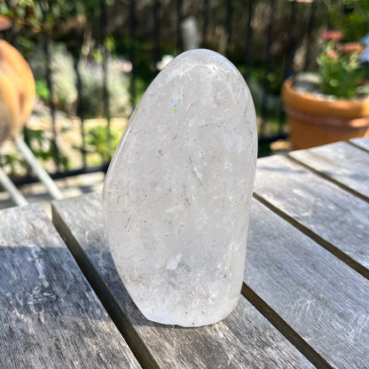 Clear Quartz Medium Freeform Crystal - Clarity, Amplification, Healing