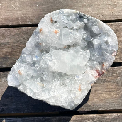 Apophyllite Medium Cluster Crystal - Calming, Intuition, Clarity, Spiritual Connection