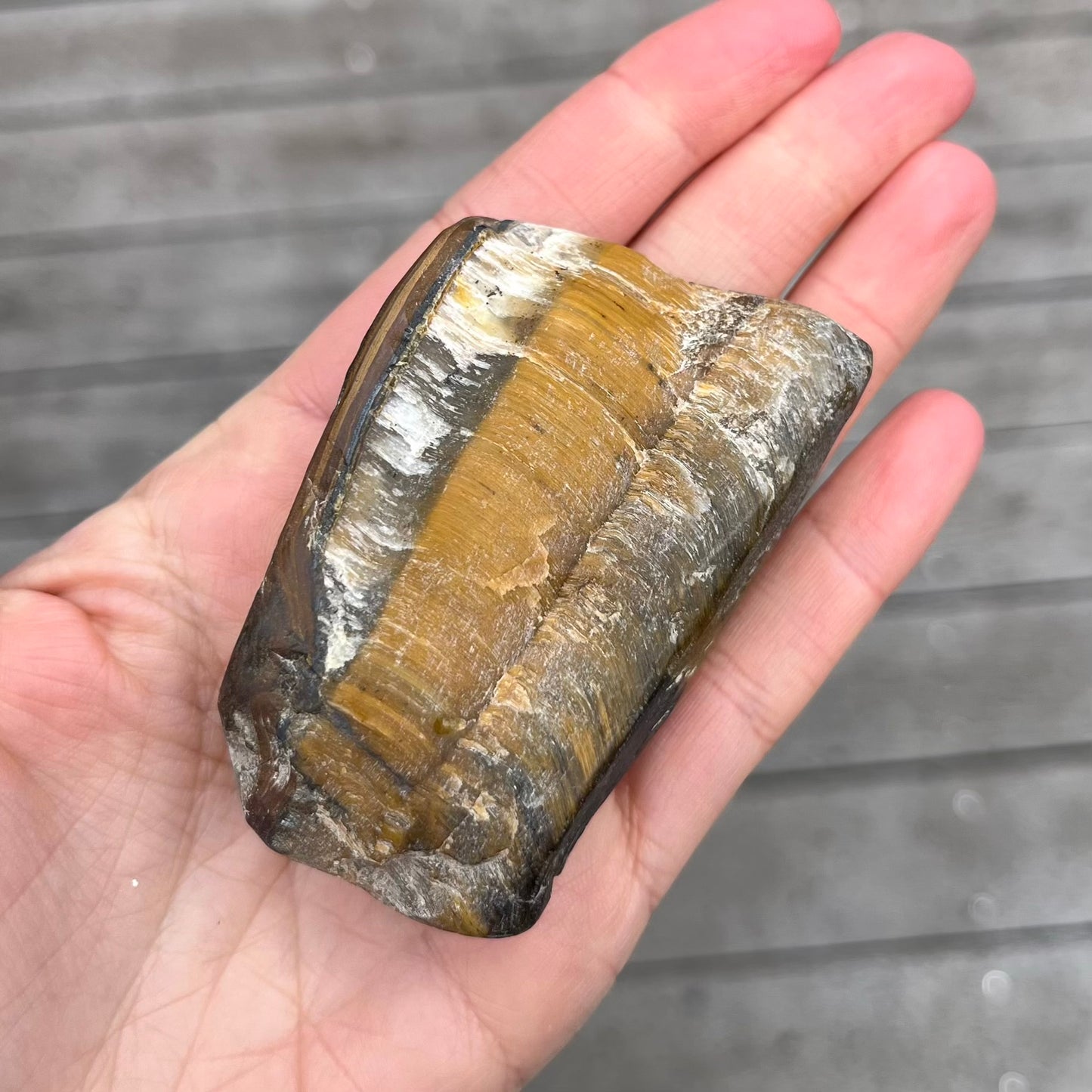 Tiger Eye Small Raw Crystal - Courage, Confidence, Protection