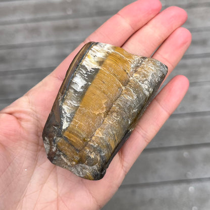 Tiger Eye Small Raw Crystal - Courage, Confidence, Protection