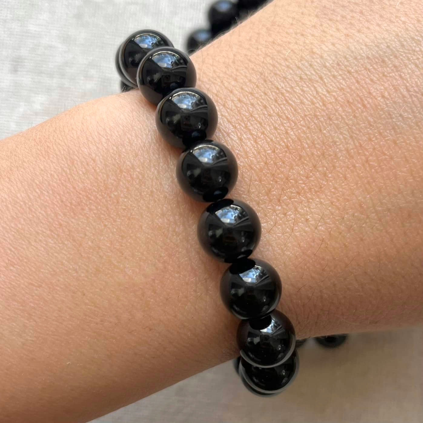 Onyx 10mm Beaded Bracelet - Confidence