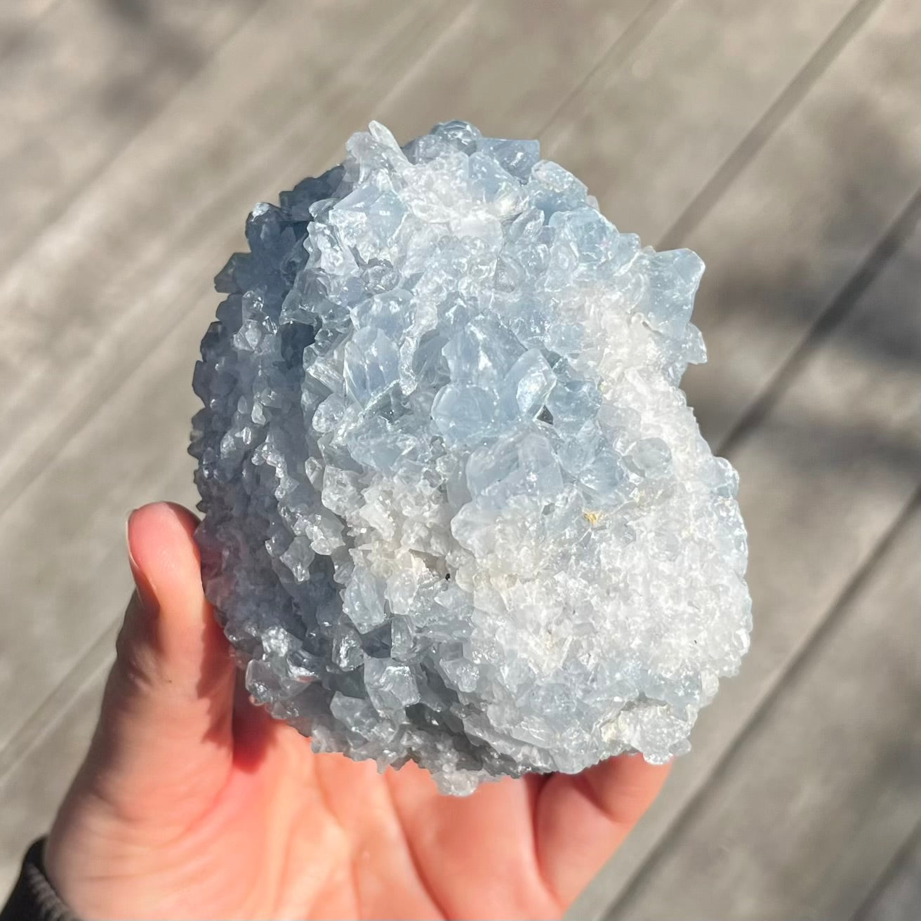 Celestite Medium Raw Crystal - Peaceful, Uplifting, Spiritual