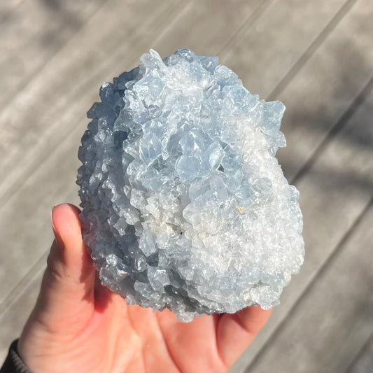 Celestite Medium Raw Crystal - Peaceful, Uplifting, Spiritual