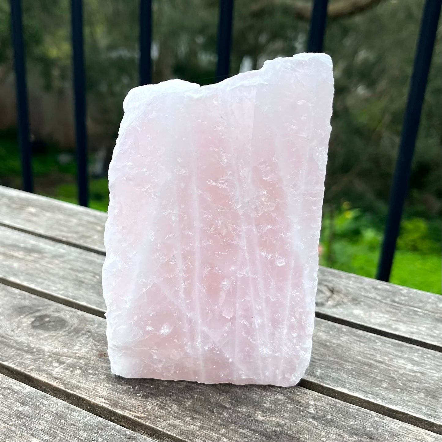 Rose Quartz XL Raw Base-Cut Crystal - Unconditional Love, Emotional Healing