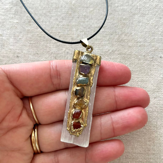 Chakra Pendant - Selenite