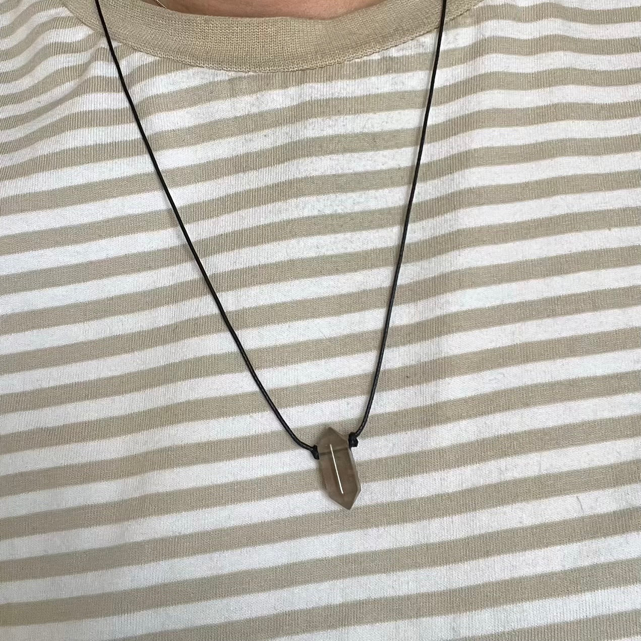 Power Point Pendant - Smoky Quartz