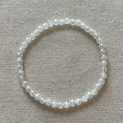 Angel Aura Quartz 4mm Beaded Bracelet - Radiance