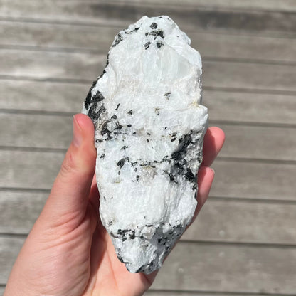 Rainbow Moonstone Large Raw Crystal - Calming, Intuitive