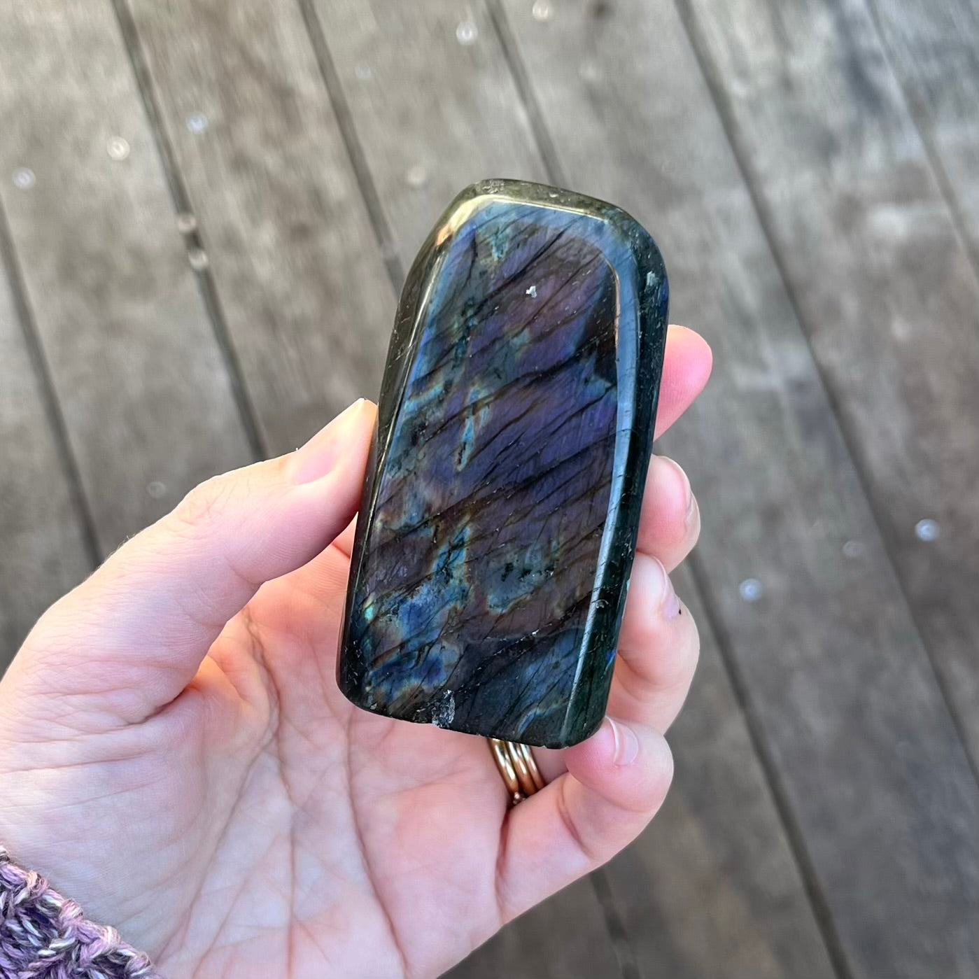 Labradorite Small Freeform Crystal - Intuition, Transformation