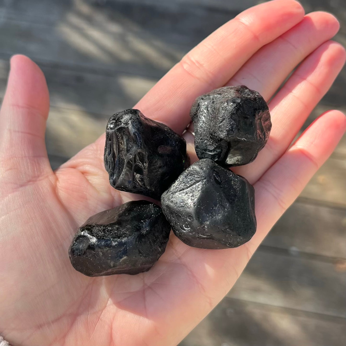 Apache Tears Small Raw Crystal - Comfort, Protection