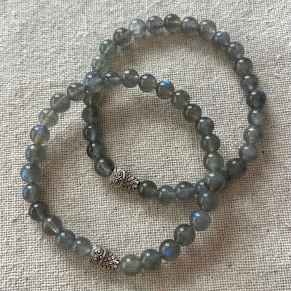 Owl Wisdom Bracelet - Labradorite