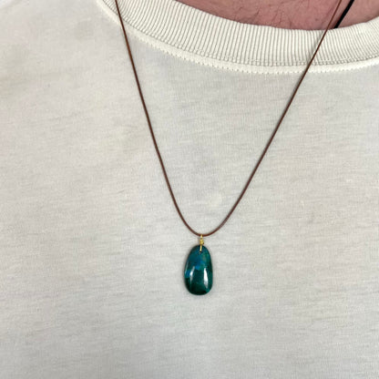 Empower Pendant - Malachite Chrysocolla
