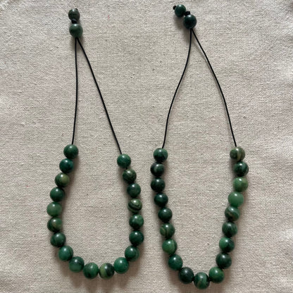 Komboloi Worry Beads - Green Jade