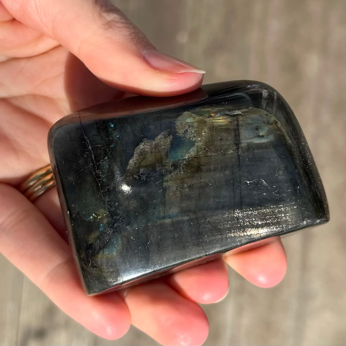 Labradorite Small Freeform Crystal - Intuition, Transformation