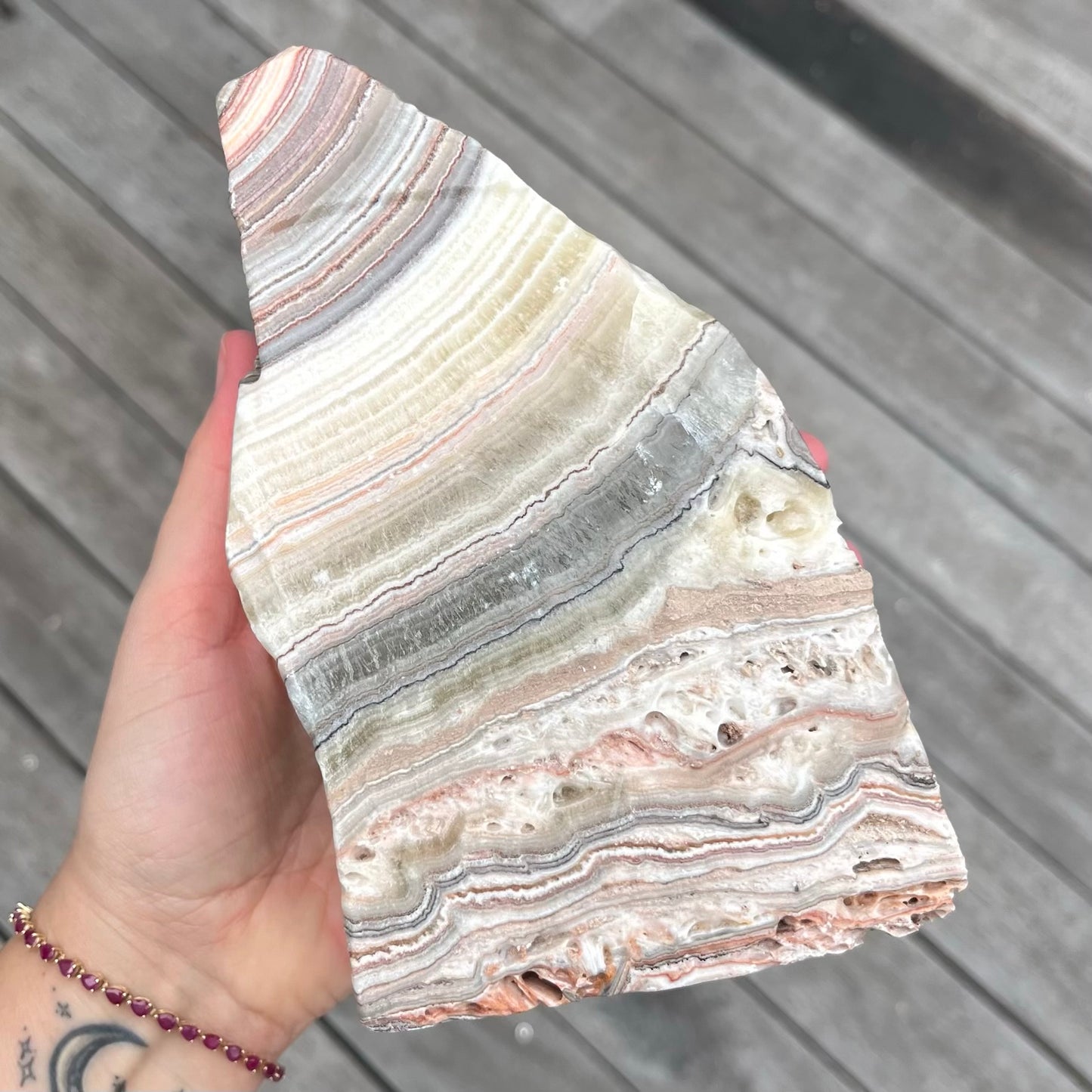 Aragonite XL Raw Freeform Crystal - Restorative, Harmonising