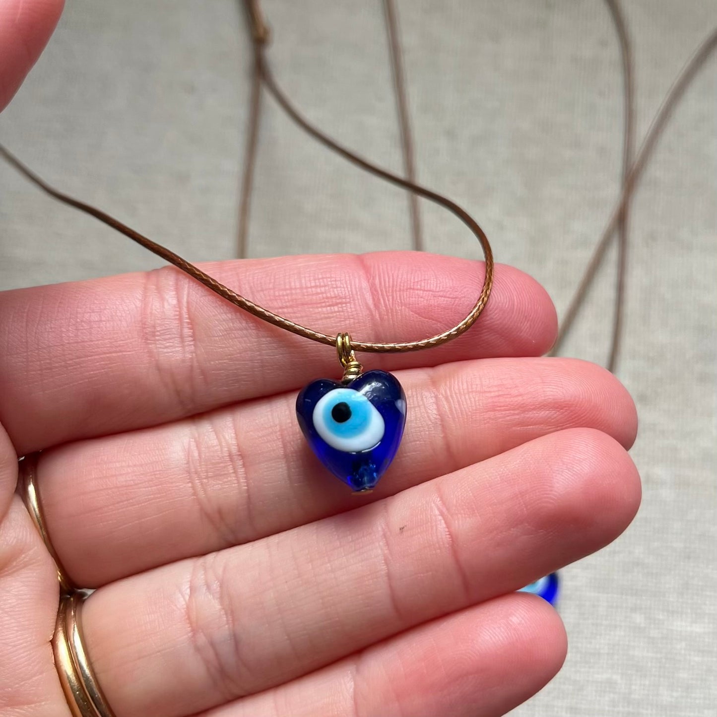 Evil Eye Heart Protection Pendant