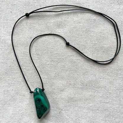 Transformation Pendant - Malachite