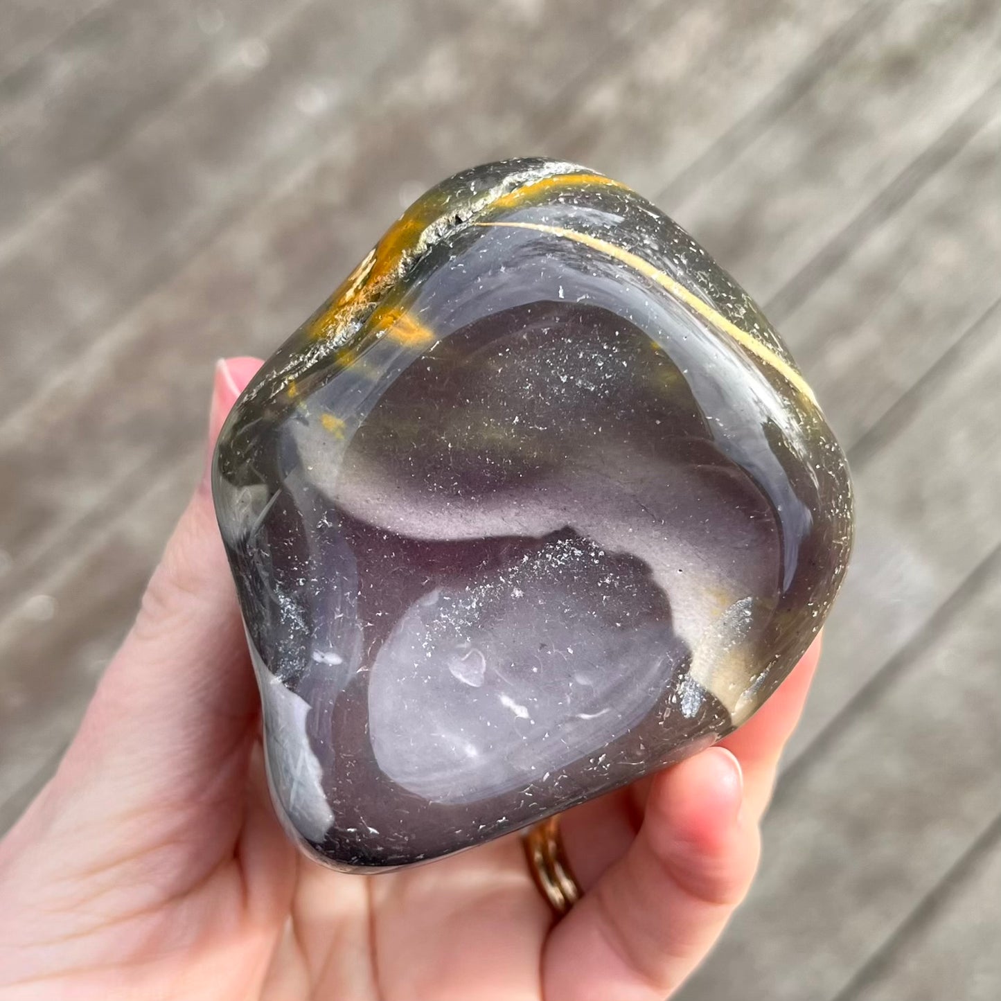 Mookaite Large Tumble Stone - Inner Strengh