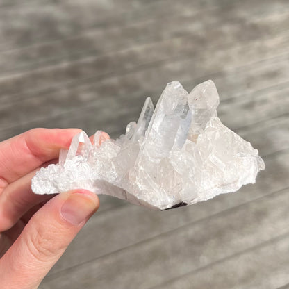 Clear Quartz Small Cluster Crystal - Wisdom, Intention