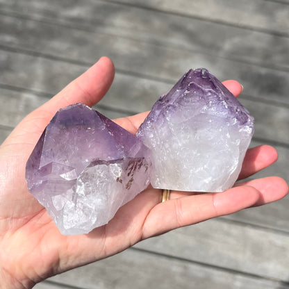 Amethyst Raw Point Crystal -Spirit, Calm, Balance