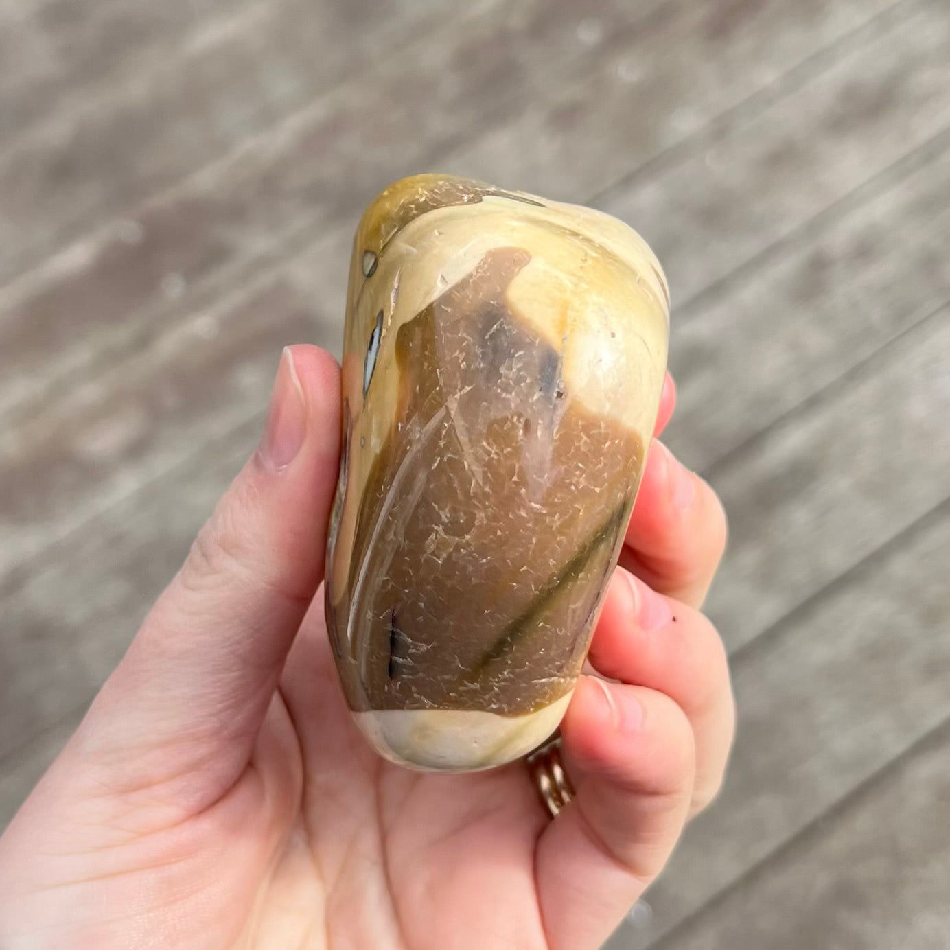 Mookaite Large Tumble Stone - Inner Strengh